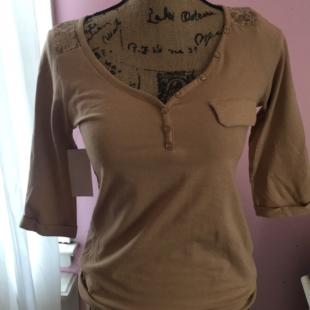 Tan Blouse